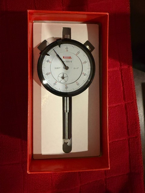 SPI 24-300-6 0.001 MACHINIST DIAL INDICATOR,Graduation 0-100 Dial Reading