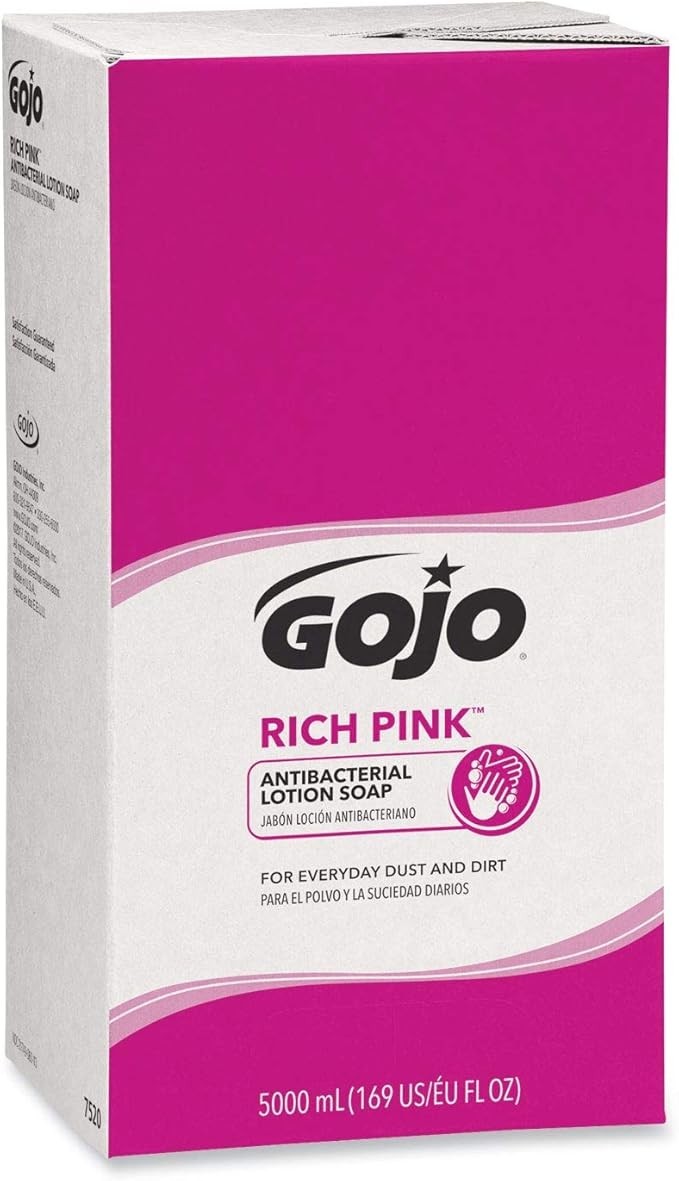 Gojo Rich Pink Antibacterial Lotion Soap