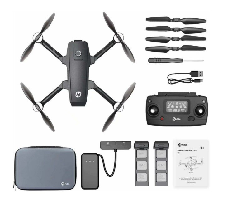 Holy Stone HS720E 4K EIS GPS Drone with UHD Camera for Adults, Black