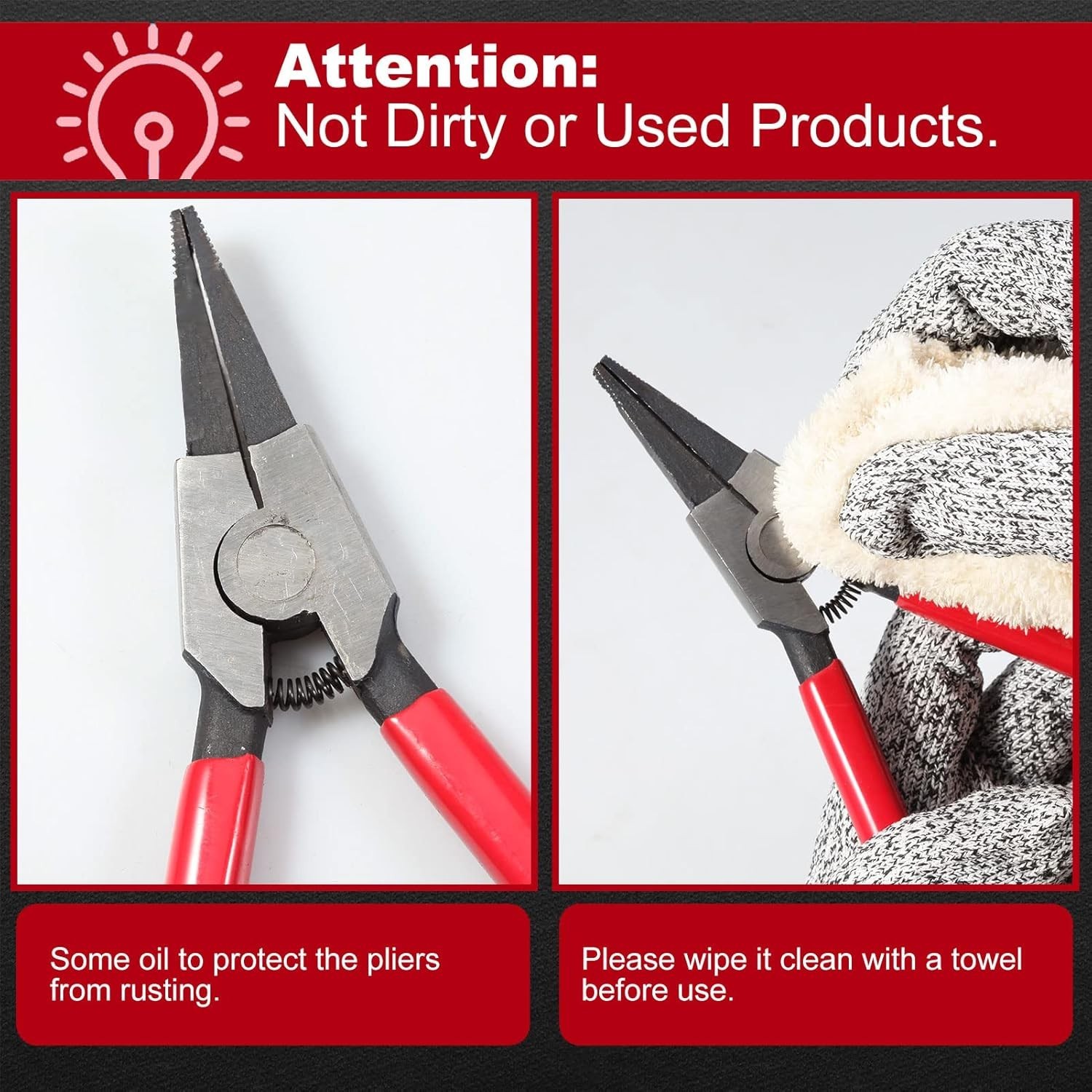 8 Inch Lock Ring Pliers for Removing Installing Gearshift Locking Rings