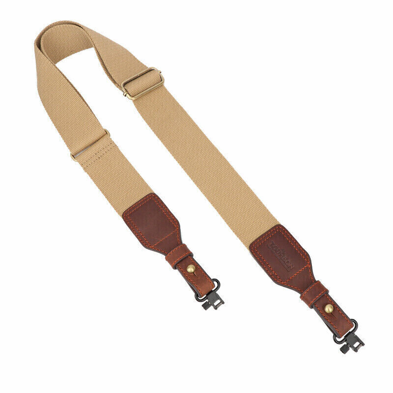 Hunting Webbing Rifle Sling with 1" Mounted Swivels Set for Shotgun