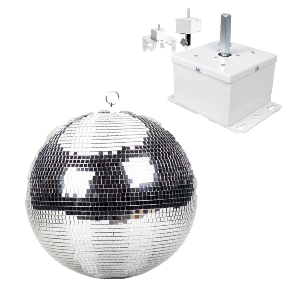 Pro X MOTOS MIRROR BALL MOTOR 1 RPM UP TO 30" + 16" Mirror Ball