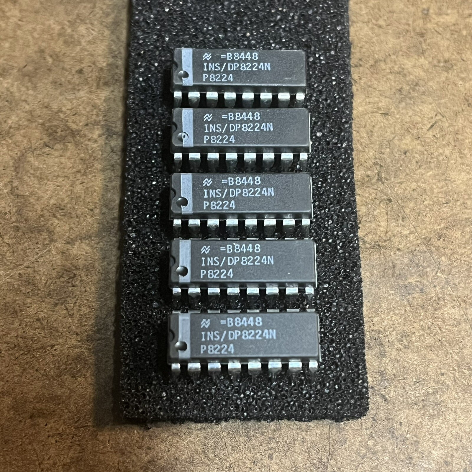 (5 Pcs) National Semi INS/DP8224N Clock Generator & Driver NOS DIP IC