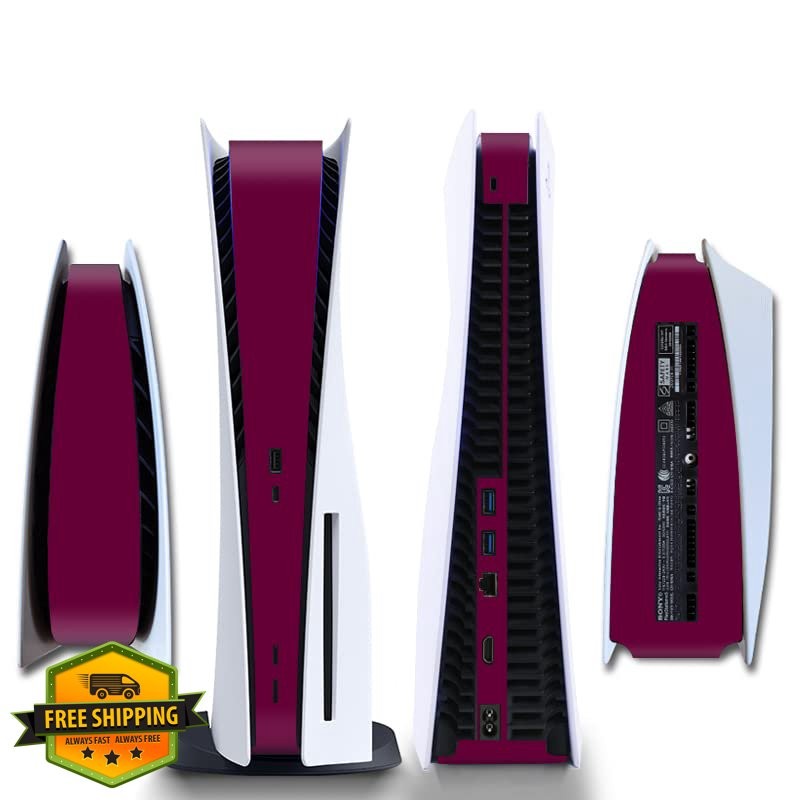 IFEEHE PS5 Disk Edition Skin Red Wine