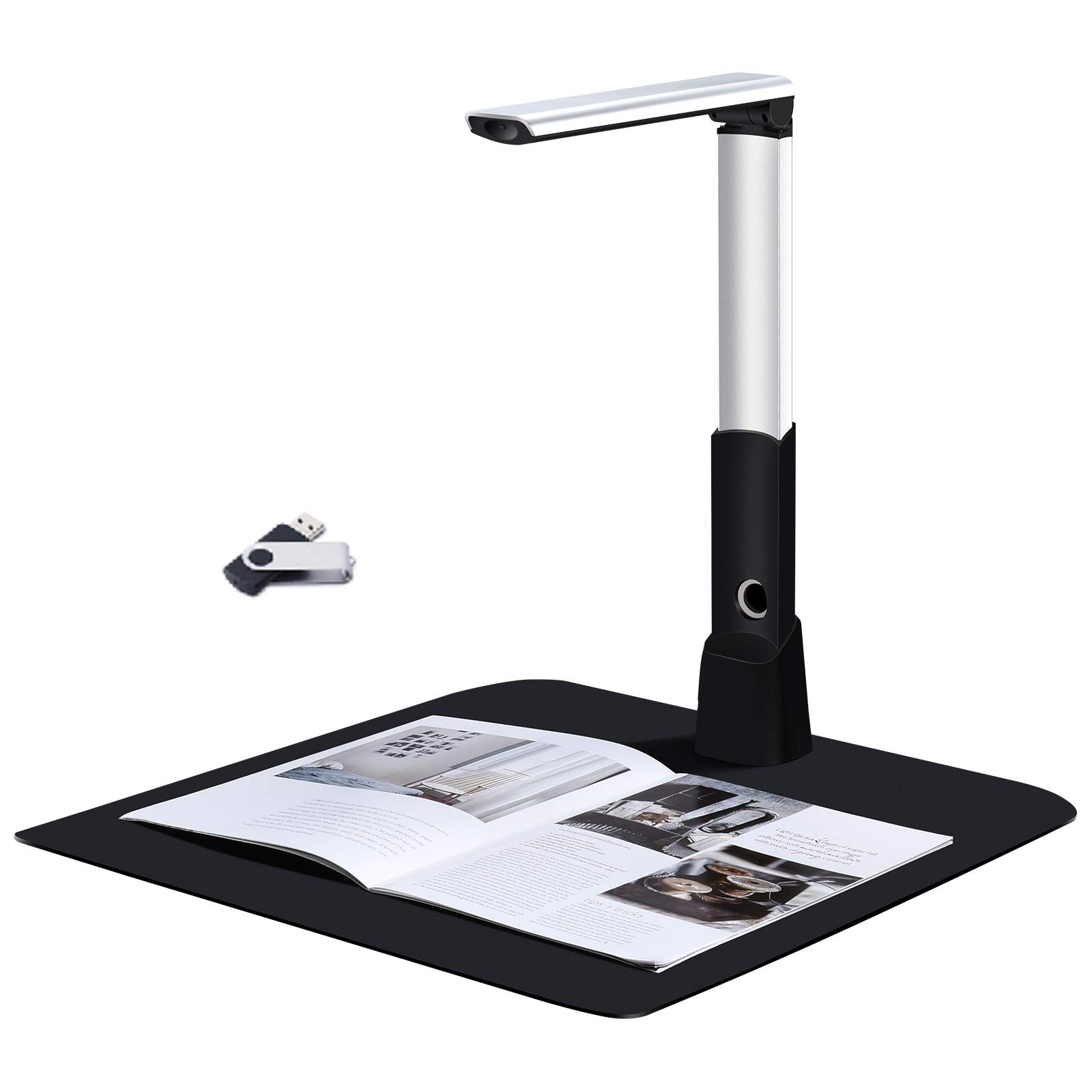 Document Cameras Scanner,10MP CMOS,Visual Presenter Max A3 Size,OCR Technolog...
