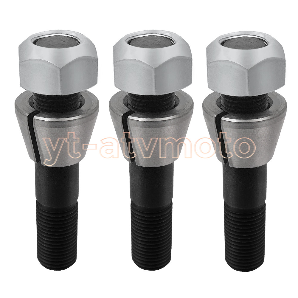 3 x Stud & Conical Washer Nut Steering Arm Install Set Kit For Dana 44 Hi axles