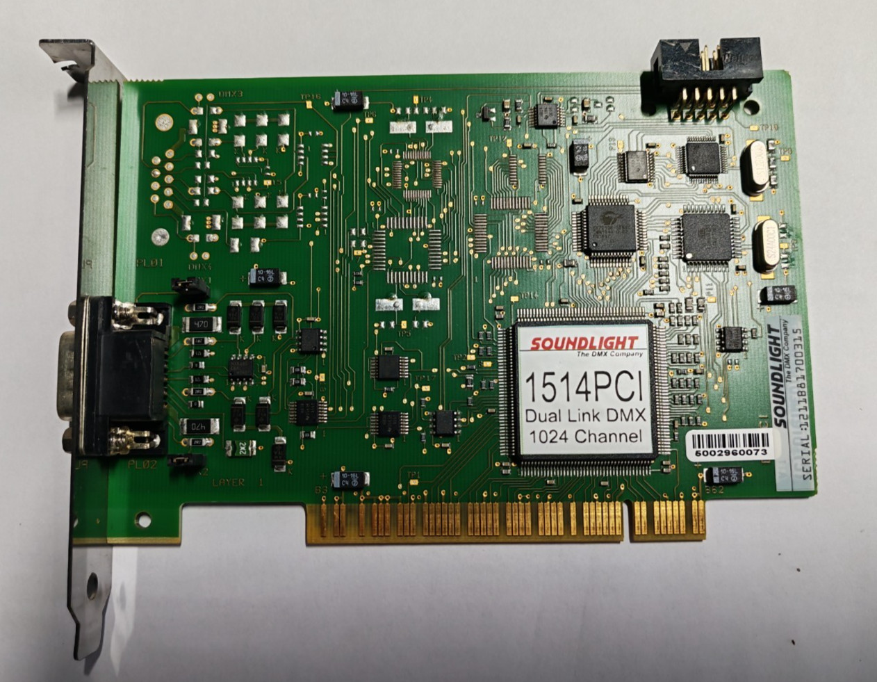 Soundlight 1514PCI Dual Link DMX  1024 channel card for Medialon Manager v6 Pro