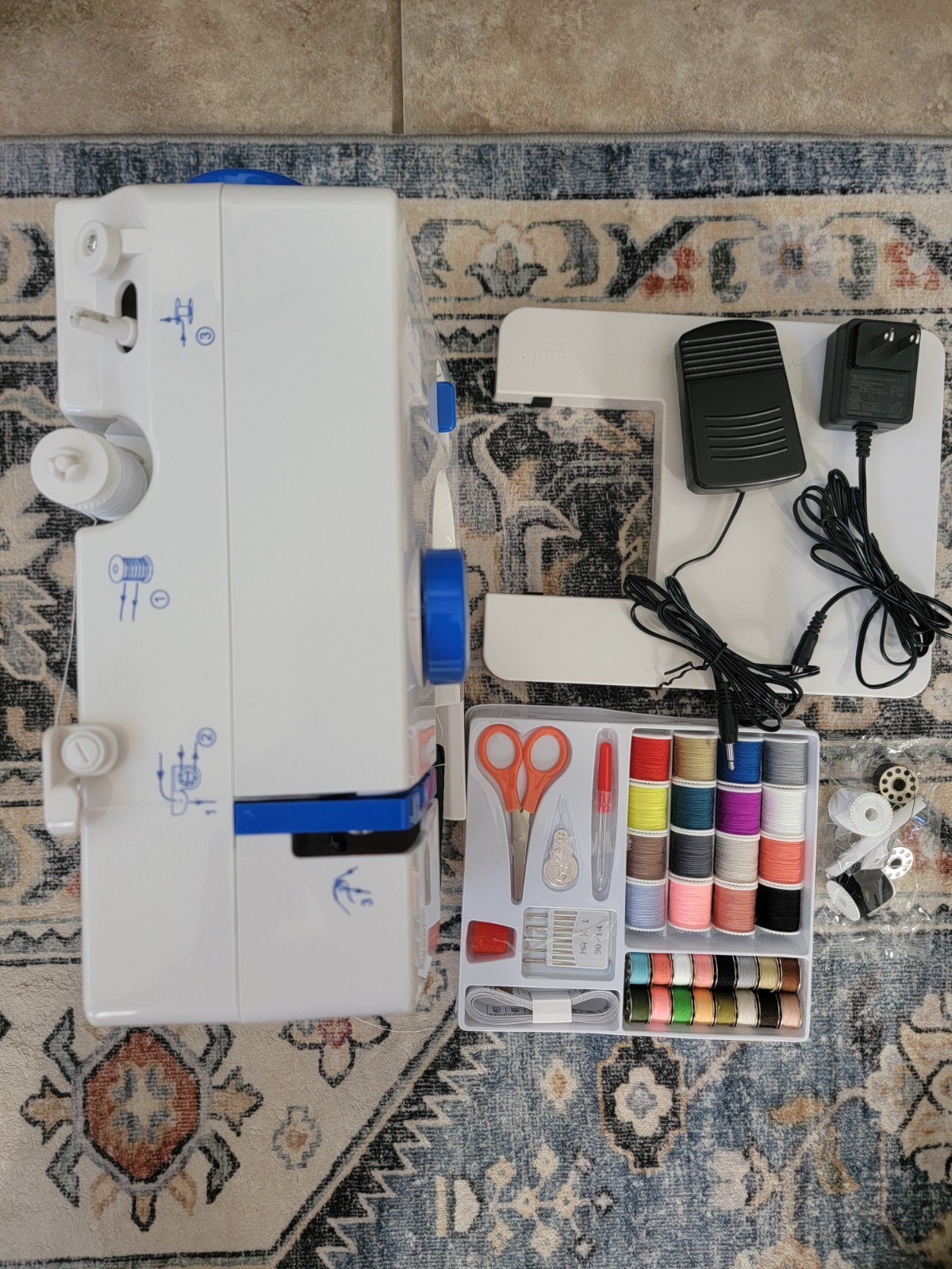 Verdanika Mini Sewing Machine – 14 Stitch Dual Speed Portable
