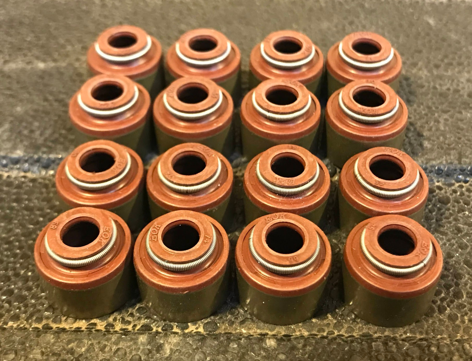 Engine Valve Seals (X16) - SS239 / VSS104 - For Dodge Colt, Eagle Summit & More