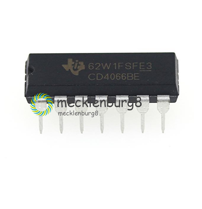 10PCS CD4066 TI DIP-14 CMOS QUAD BILATERAL SWITCH NEW IC NEW