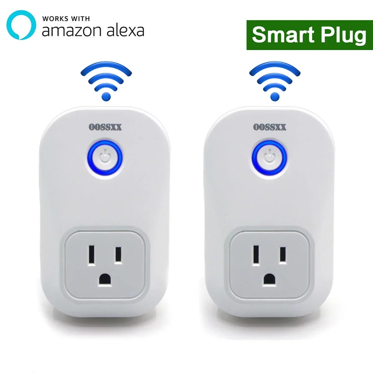 [2 Packs Smart Plug 10A 120V Mini Wifi Plug Smart Outlet] Smart Sockets Remote C