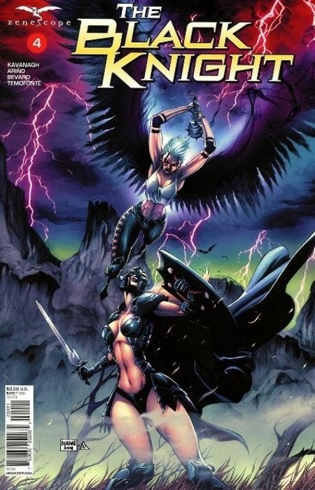 THE BLACK KNIGHT #4 VARIANT BY ZENESCOPE 2019 1$ COMIC SALE + BONUS