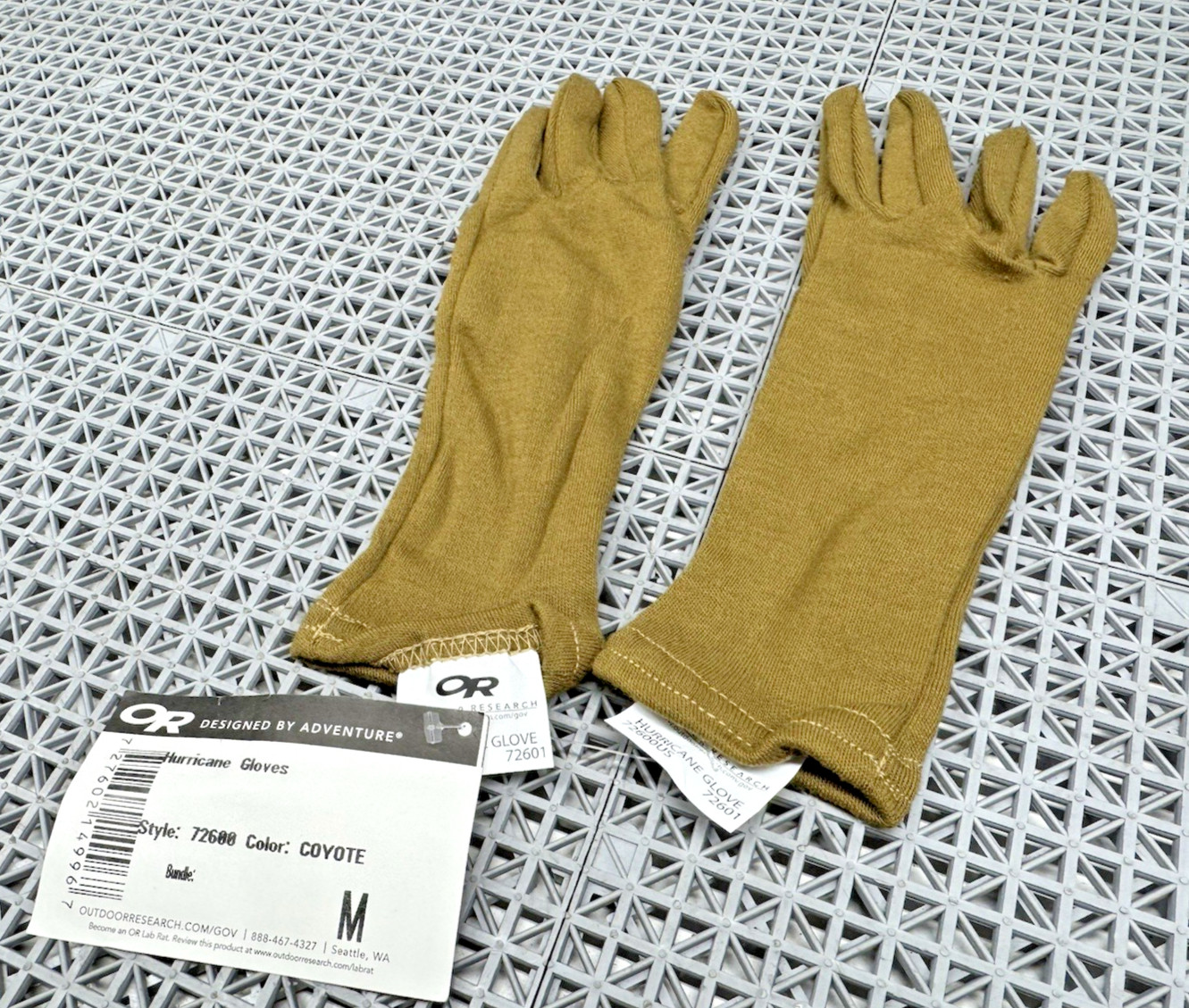 🔥Outdoor Research Hurricane Gloves Medium Coyote Tactical Military OR NWT USA
