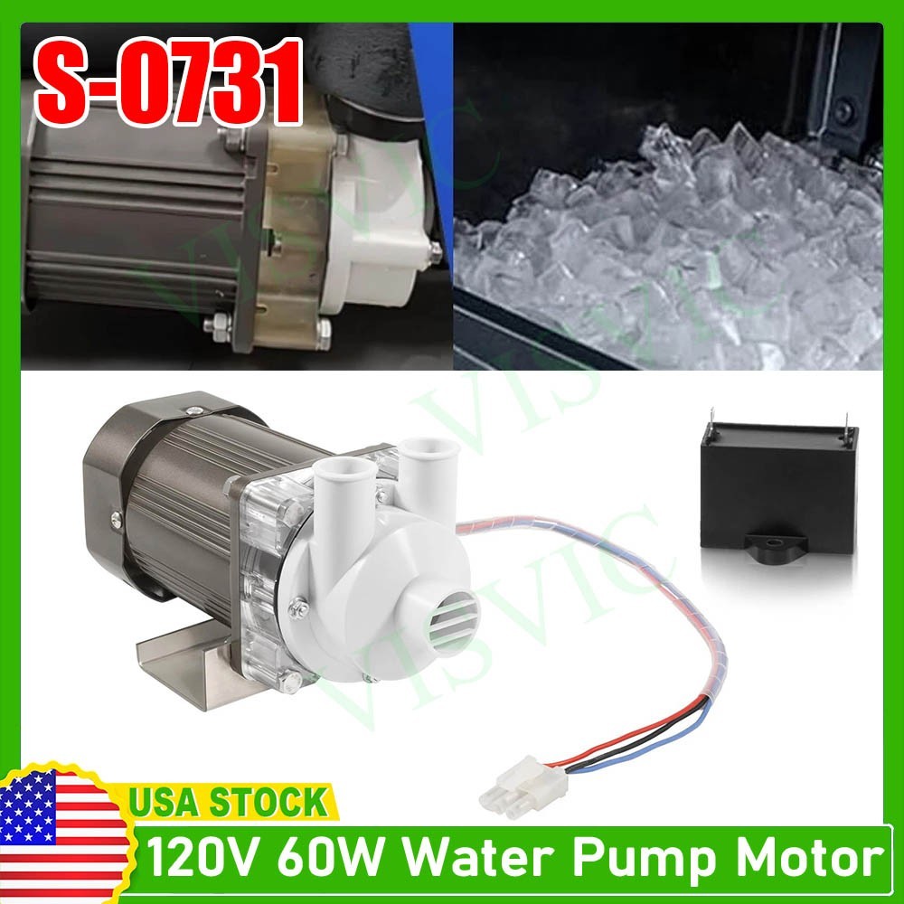 Ice Machine Motor Fits Hoshizaki KM-631DU KM-1200MAB KM1300MAH S-0731 120V 60W