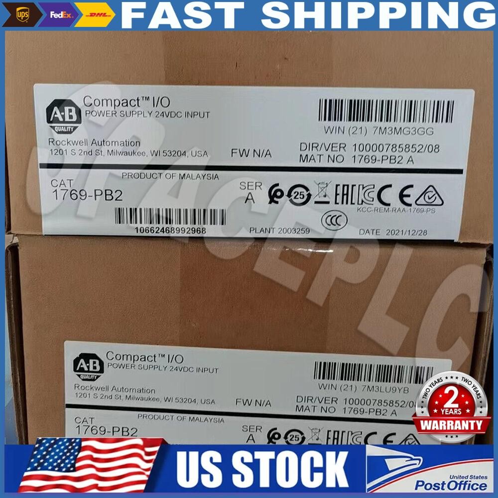 New Sealed  AB 1769-PB2 CompactLogix DC 2A/0.8A Power Supply US Free Tax
