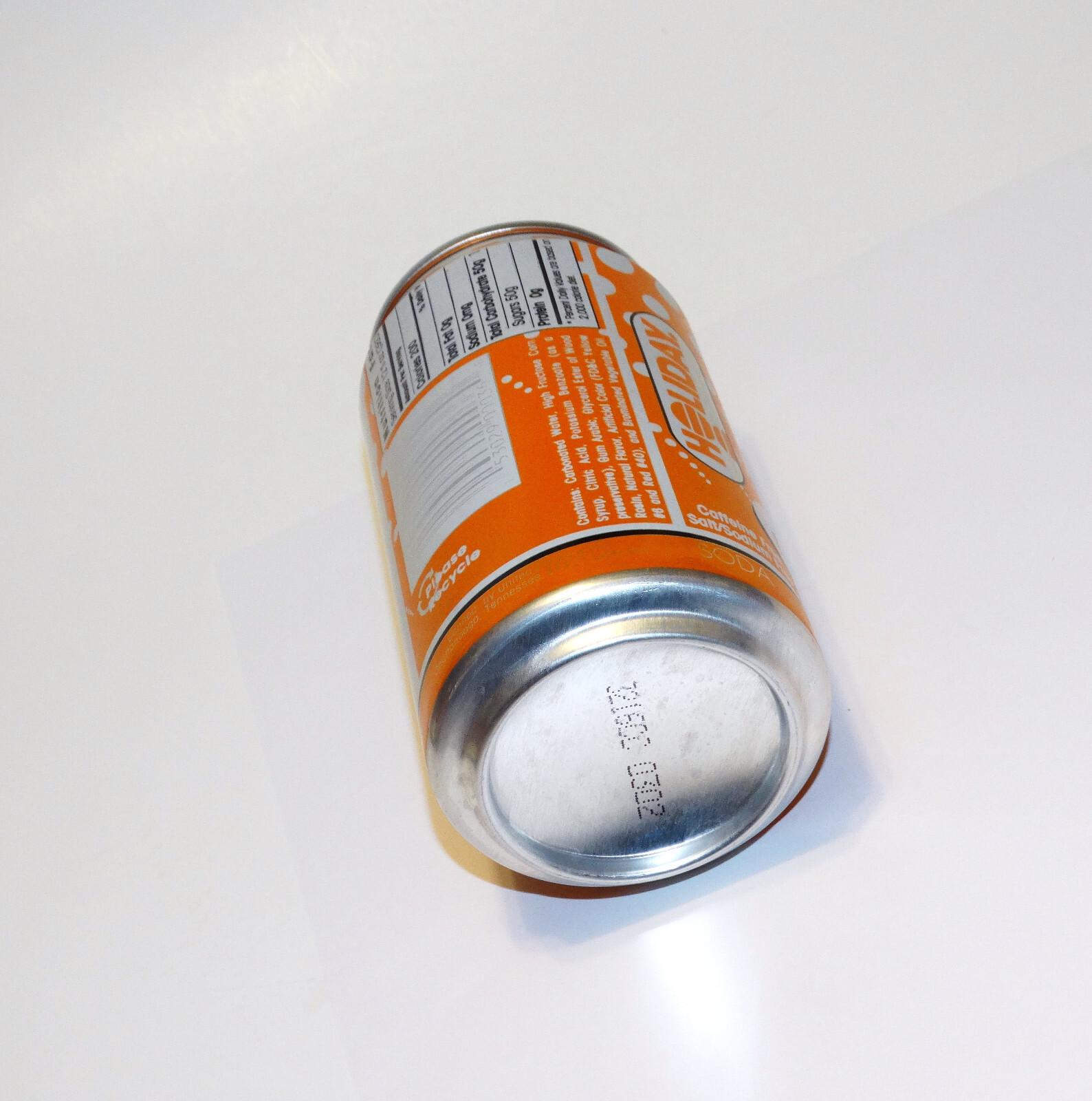 Holiday Soda Can Orange