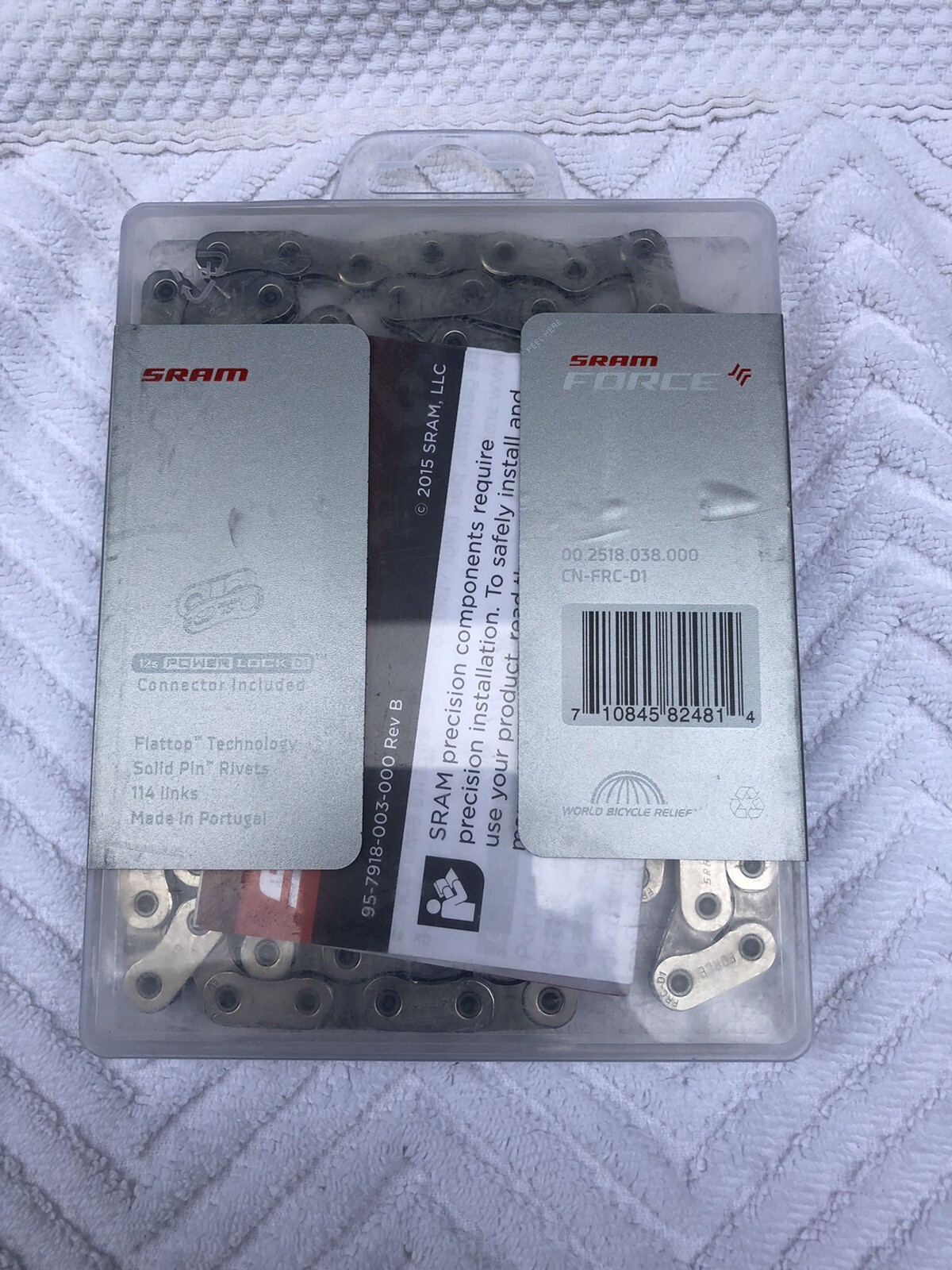 SRAM Force AXS 12-Speed Chain with Powerlock - Silver