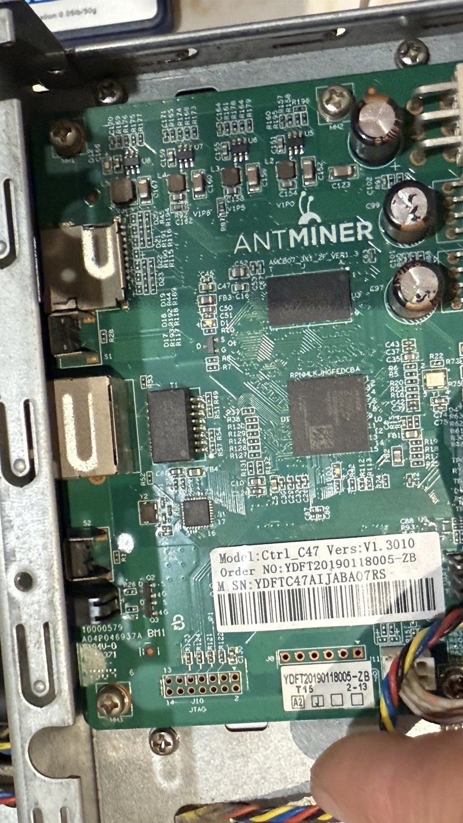Bitmain Antminer T15 23T ASIC Bitcoin Miner – Powers On – Untested