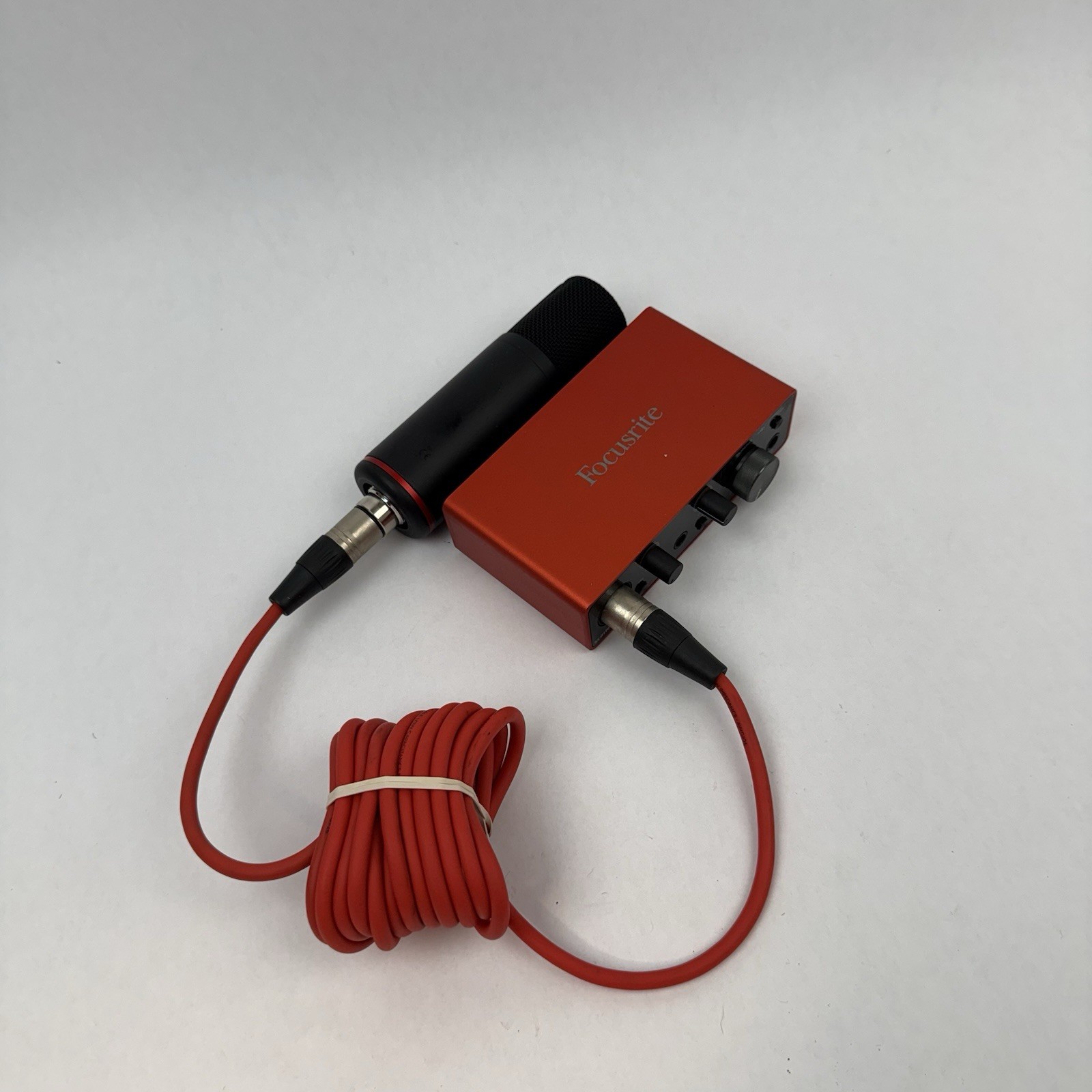 Focusrite Scarlett Solo 3rd Gen USB Audio Interface CM25 MkIII Mic Tested Works