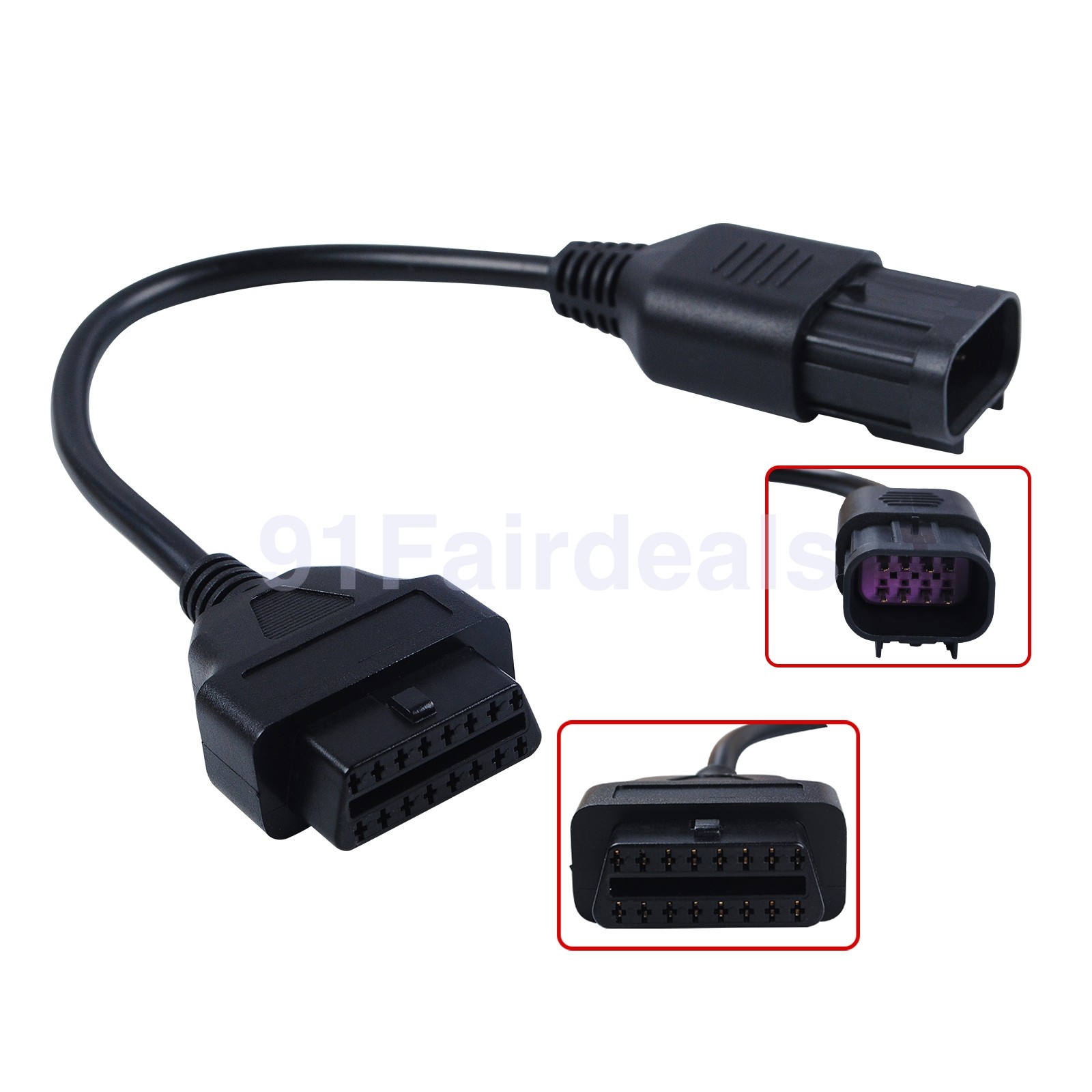 OBD2 To 8Pin Diagnostic Adapter Cord Compatible with Polaris ATV UTV Motorcycle