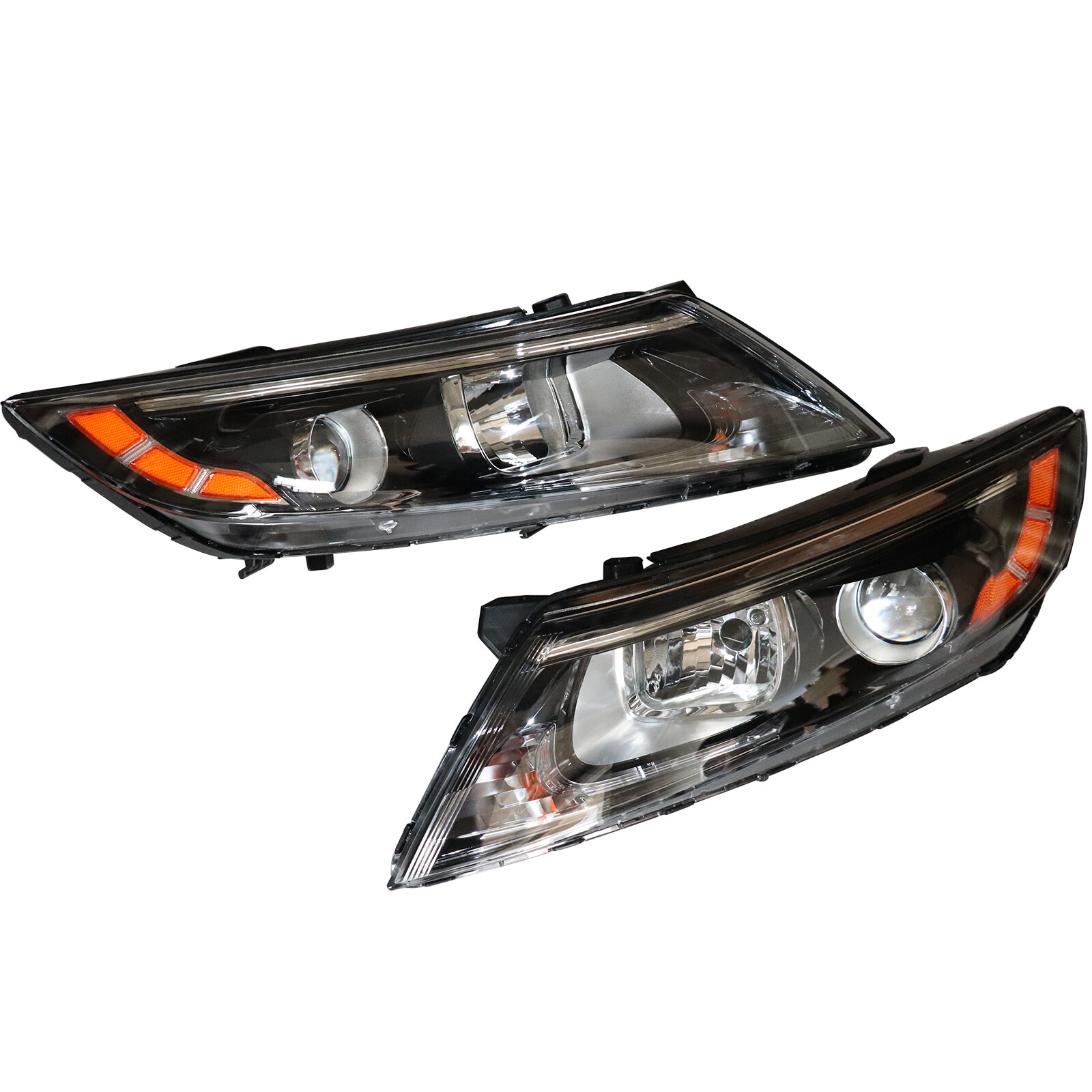 Pair Halogen Headlights For 2014-2015 Kia Optima EX LX SX Left + Right Headlamps