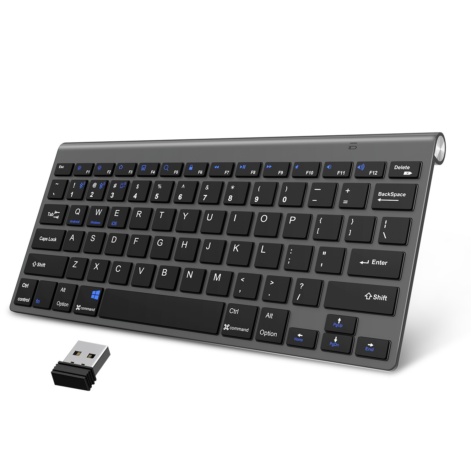 For Windows Laptop Portable 2.4G+ Wireless Keyboard Ultra Slim Waterproof Office