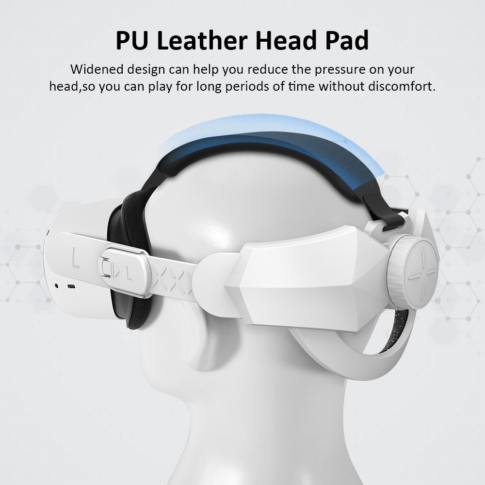 Head Strap For Quest Oculus 2 VR Headset Headband Adjustable Replace Accessories