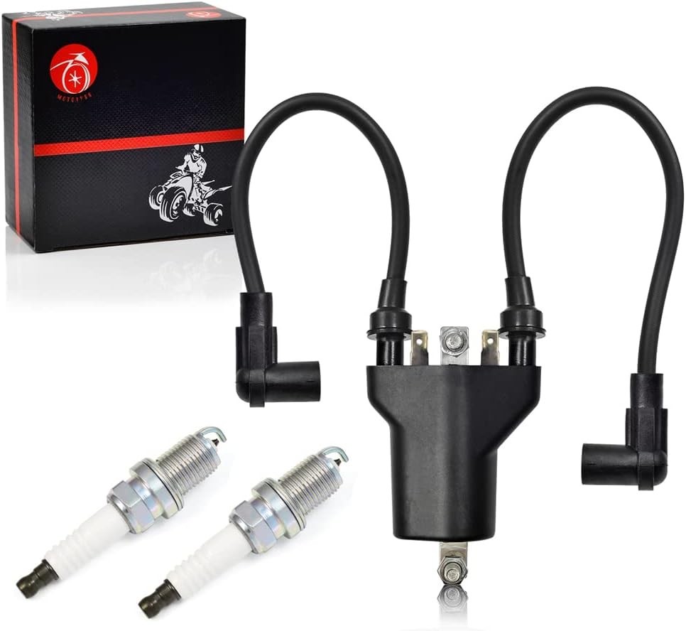 Ignition Coil Pack & spark plug + Cap For EZGO 1991-2002 TXT Robin 295cc...