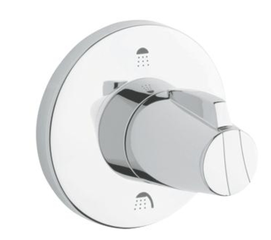 NEW Grohe Chiara shower Diverter Trim set 2-way Chrome  - 19906 -  (trim only)