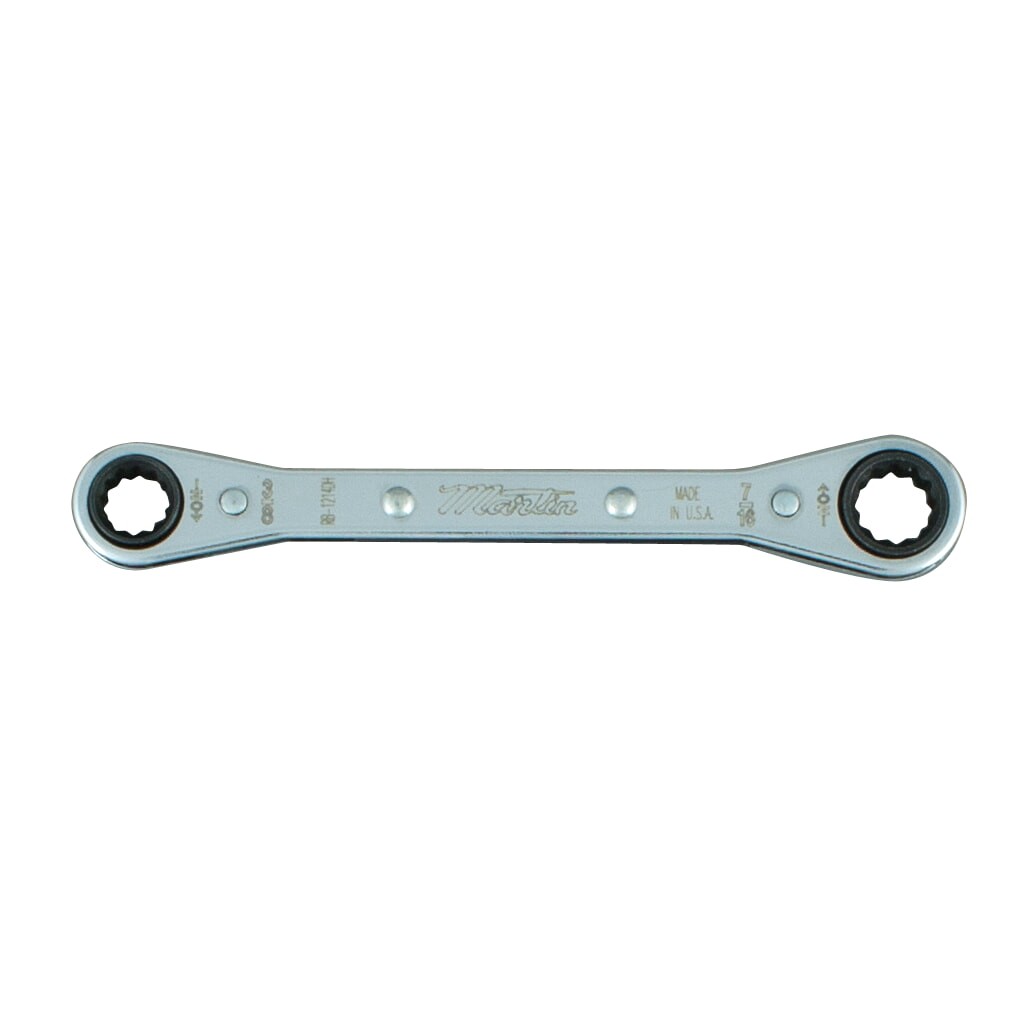 Martin Tool RB810DH 1/4 × 5/16 Inch Chrome Reversible Ratchet Box Wrench