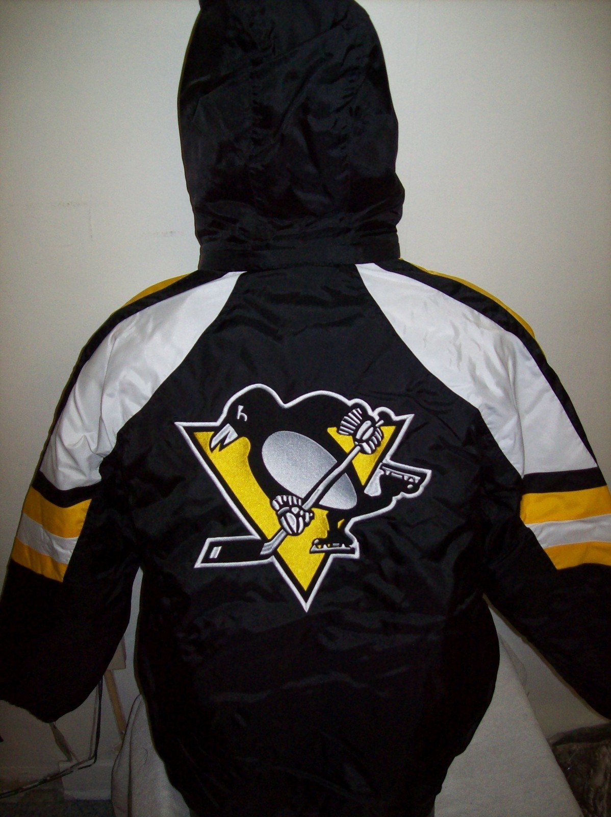 PITTSBURGH PENGUINS STARTER PRO LINE Hooded Parka SMALL, LARGE
