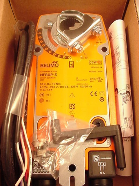 Belimo NFBUP-S  Actuator Ships the Same Day of the Purchase USPS Priority Mail