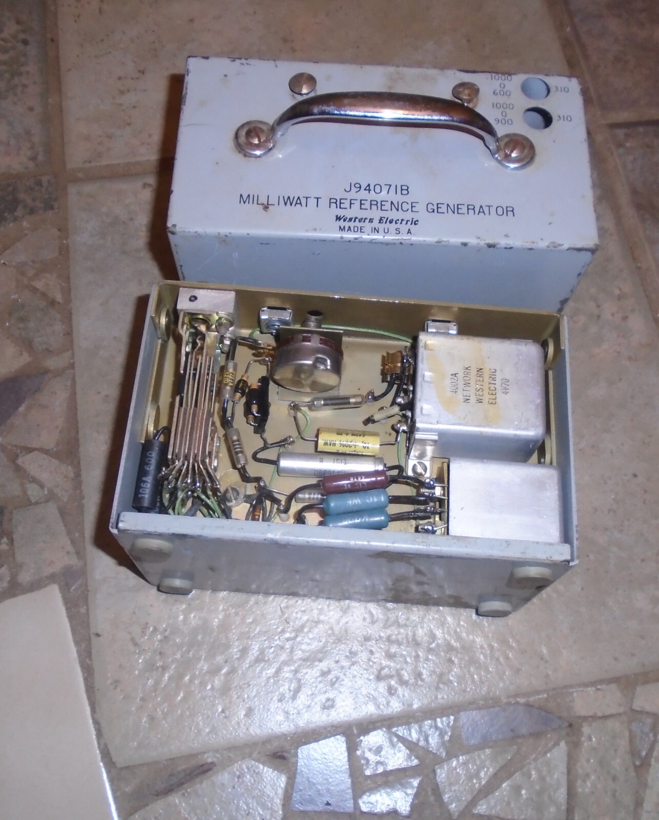 Vintage 1930s WESTERN ELECTRIC Milliwatt Reference Generator J94071B