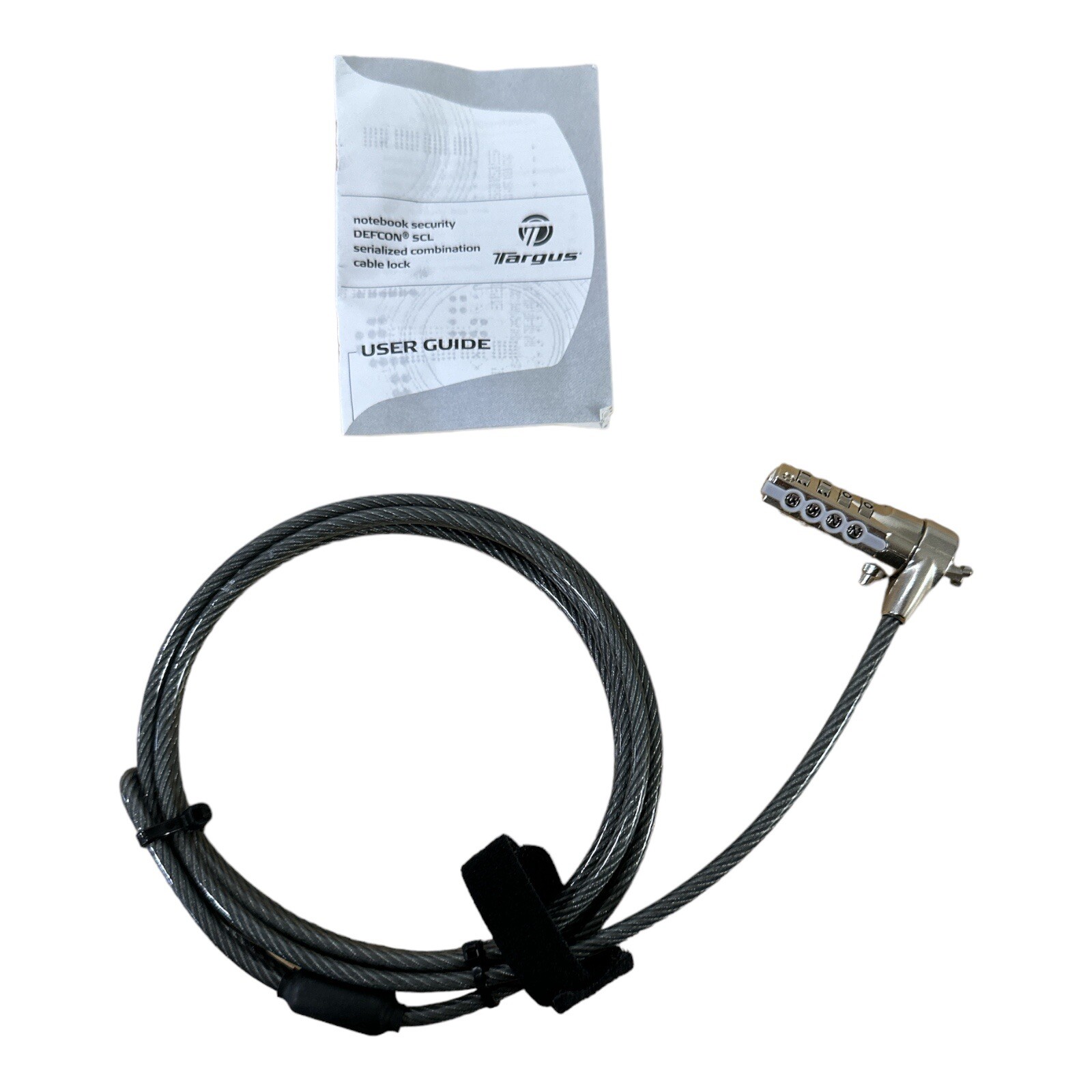 TARGUS DEFCON CL Laptop Cable Lock Combination Lock It/265
