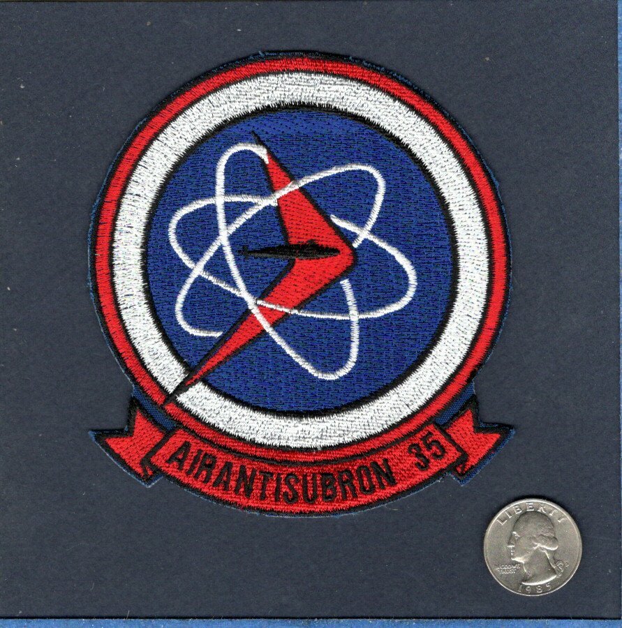 VS-35 BOOMERANGERS  Grumman S-2 TRACKER Era US Navy Anti Sub Squadron Patch