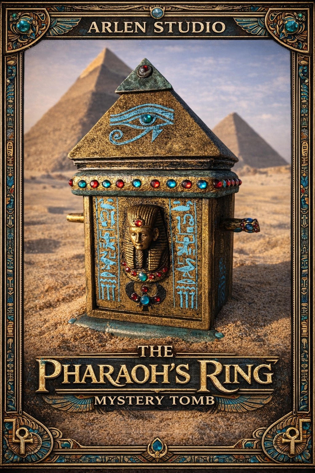 ARLEN STUDIO DIRECT. Pharoah's Ring Mystery Tomb. Limited Edition.