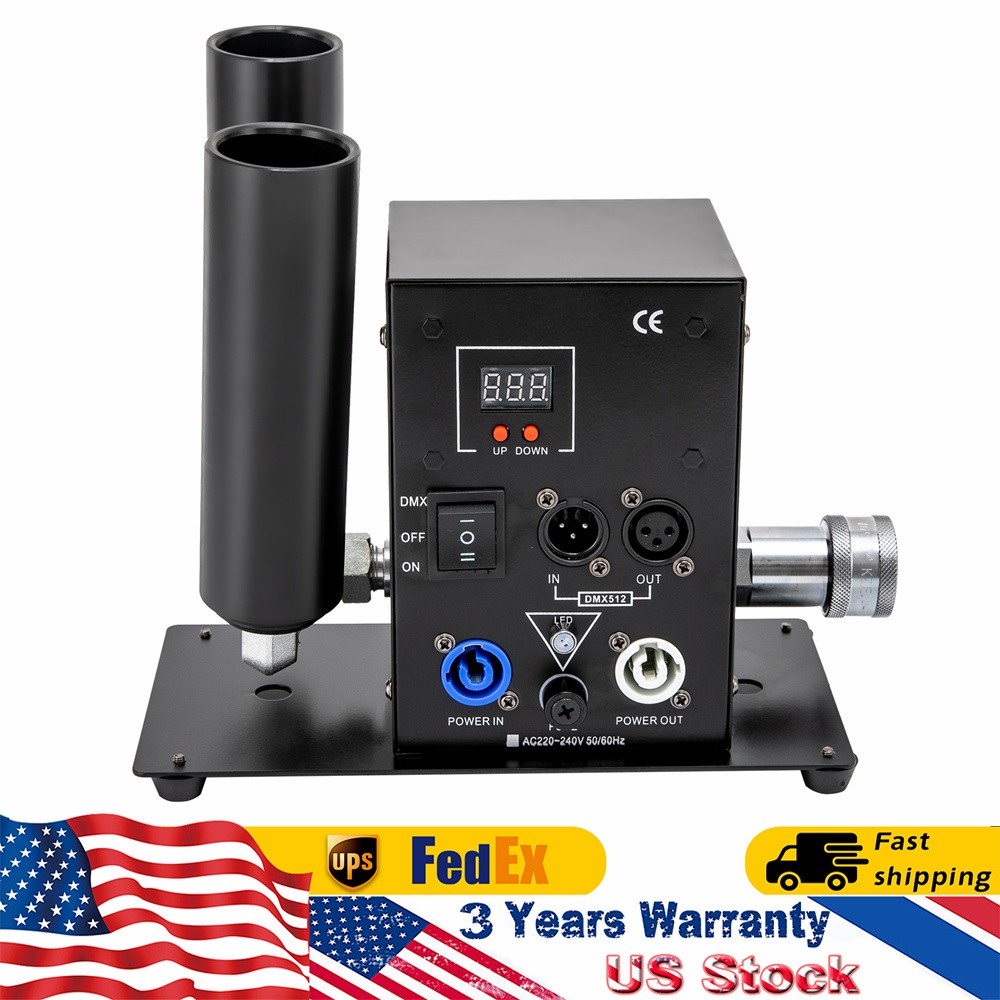 DJ Club Effect C02 Jet Machine Cryo DMX-512 Co2 Party Cannon Fogger Smoke Gun
