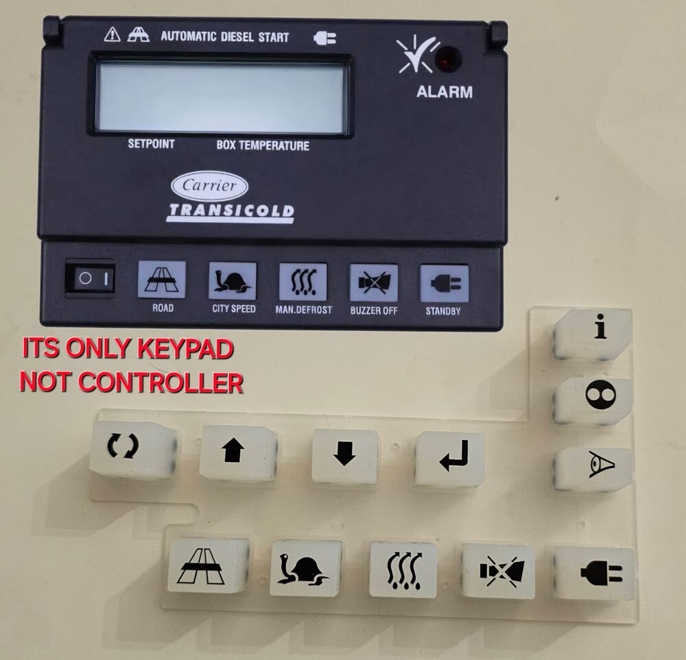 TRP 12-00325-02 KEYPAD FOR CARRIER SUPRA CAB CONTROLLER ONLY KEYPAD 1 PCS
