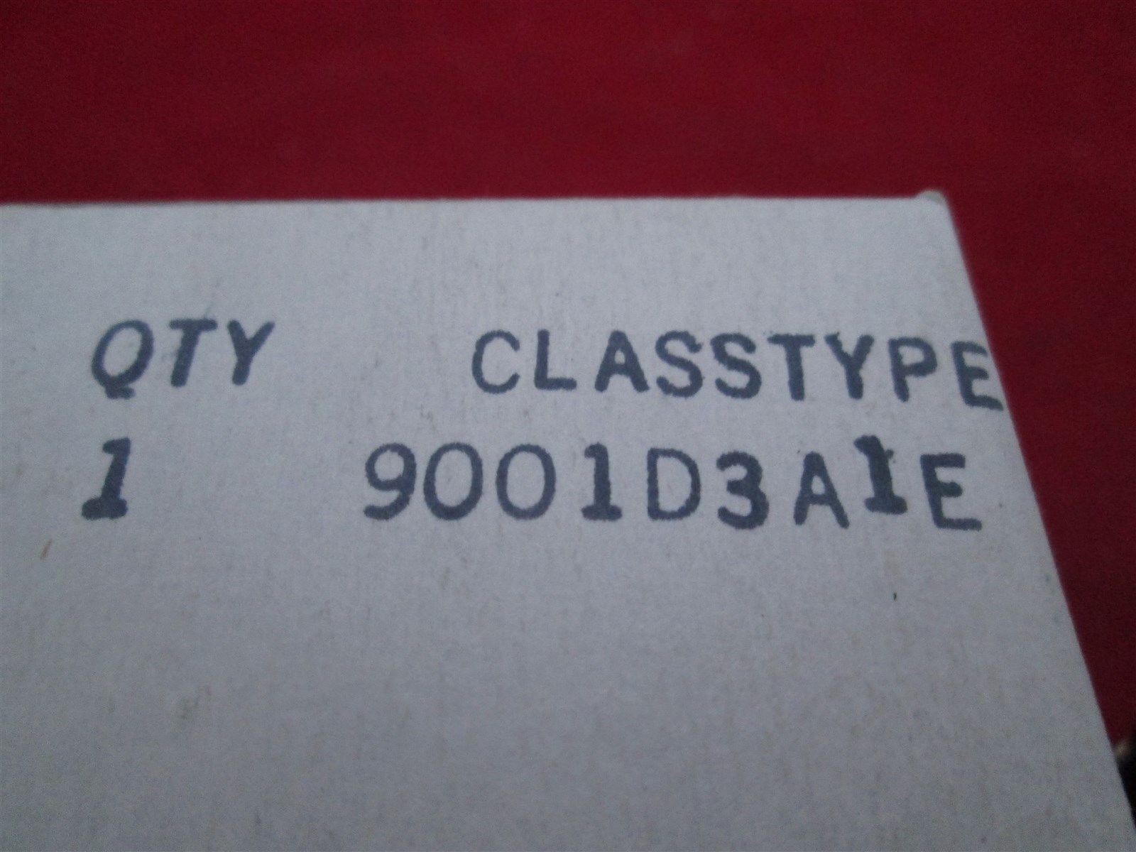 Square D 9001 D3A1E Pilot Light Bezel new