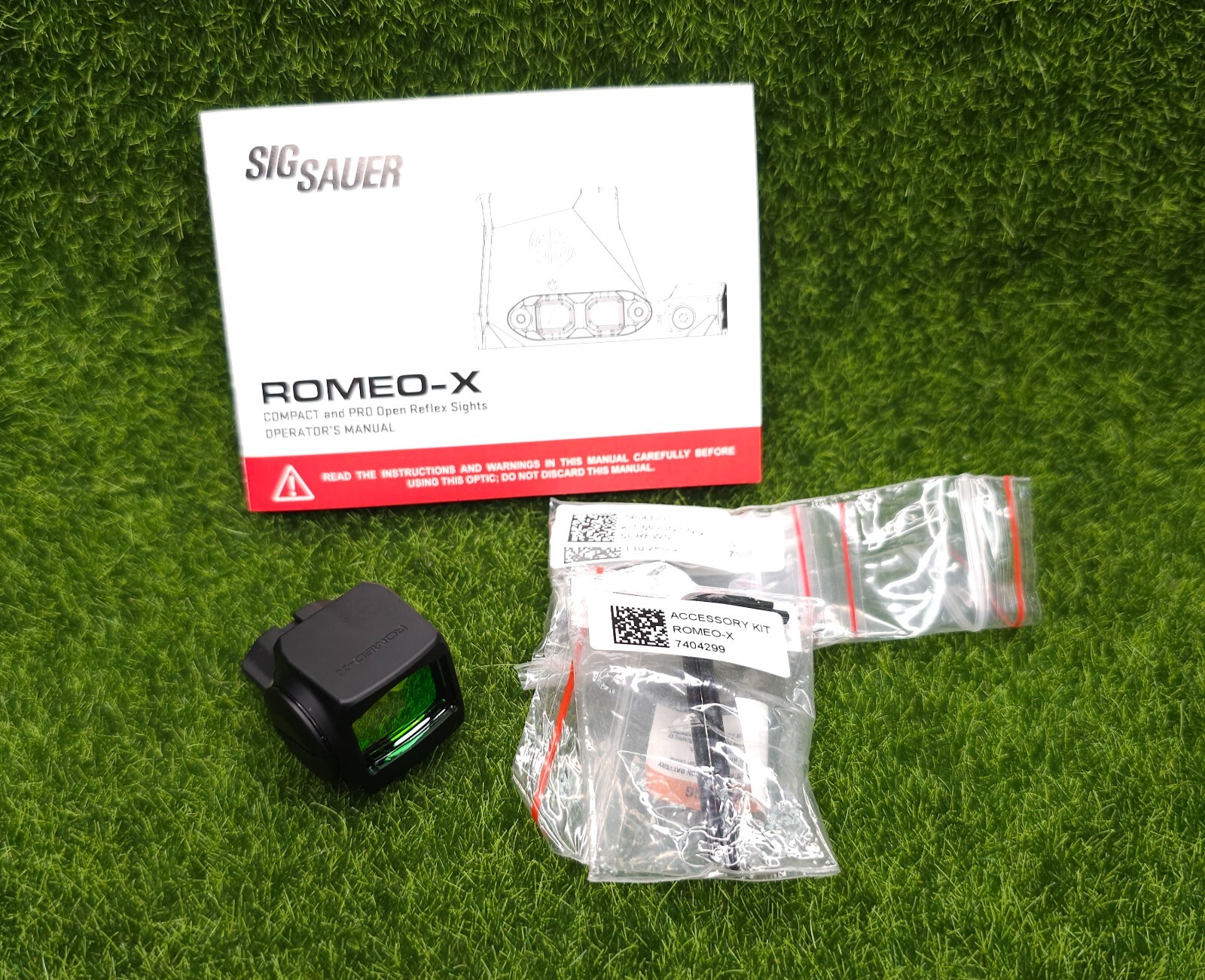 Sig Sauer #SORX1231 ROMEO-X Compact, Open, 3 MOA Reflex Red Dot Sight, Black