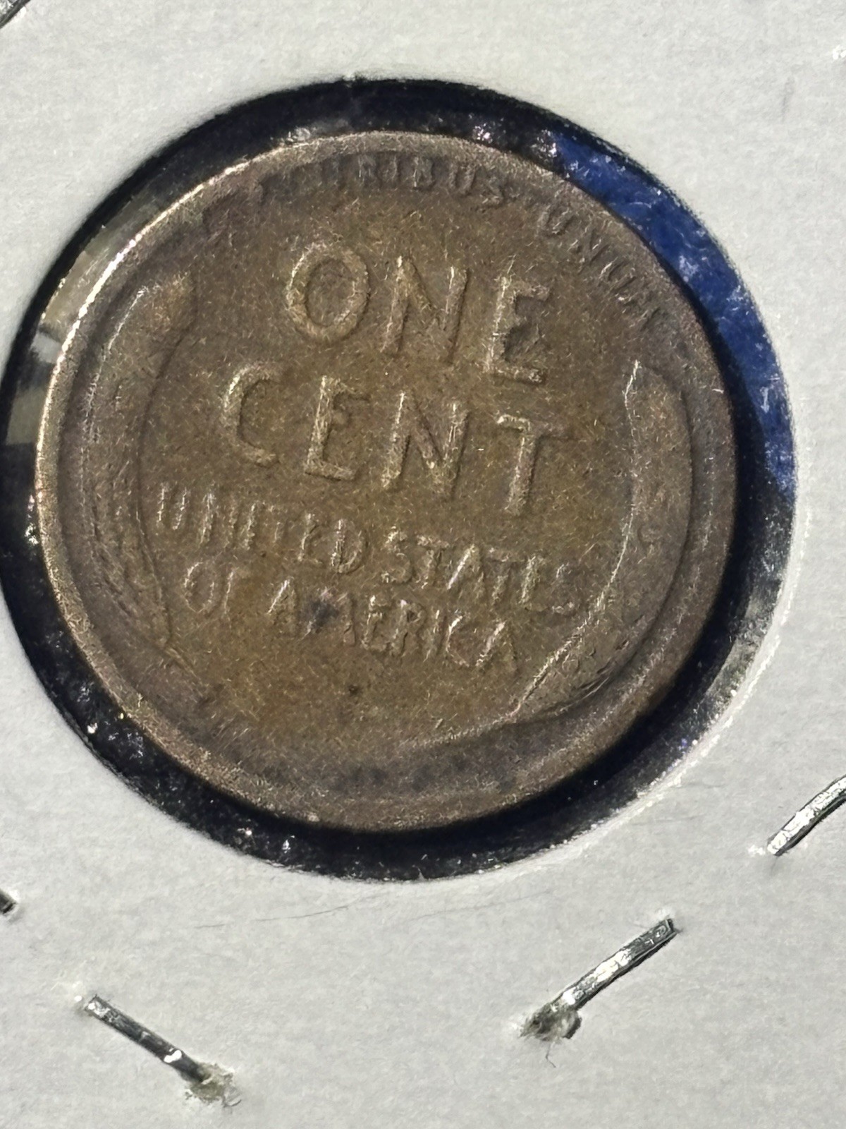 1928 Wheat Penny Error L On Rim Error On Obverse No Mint Mark