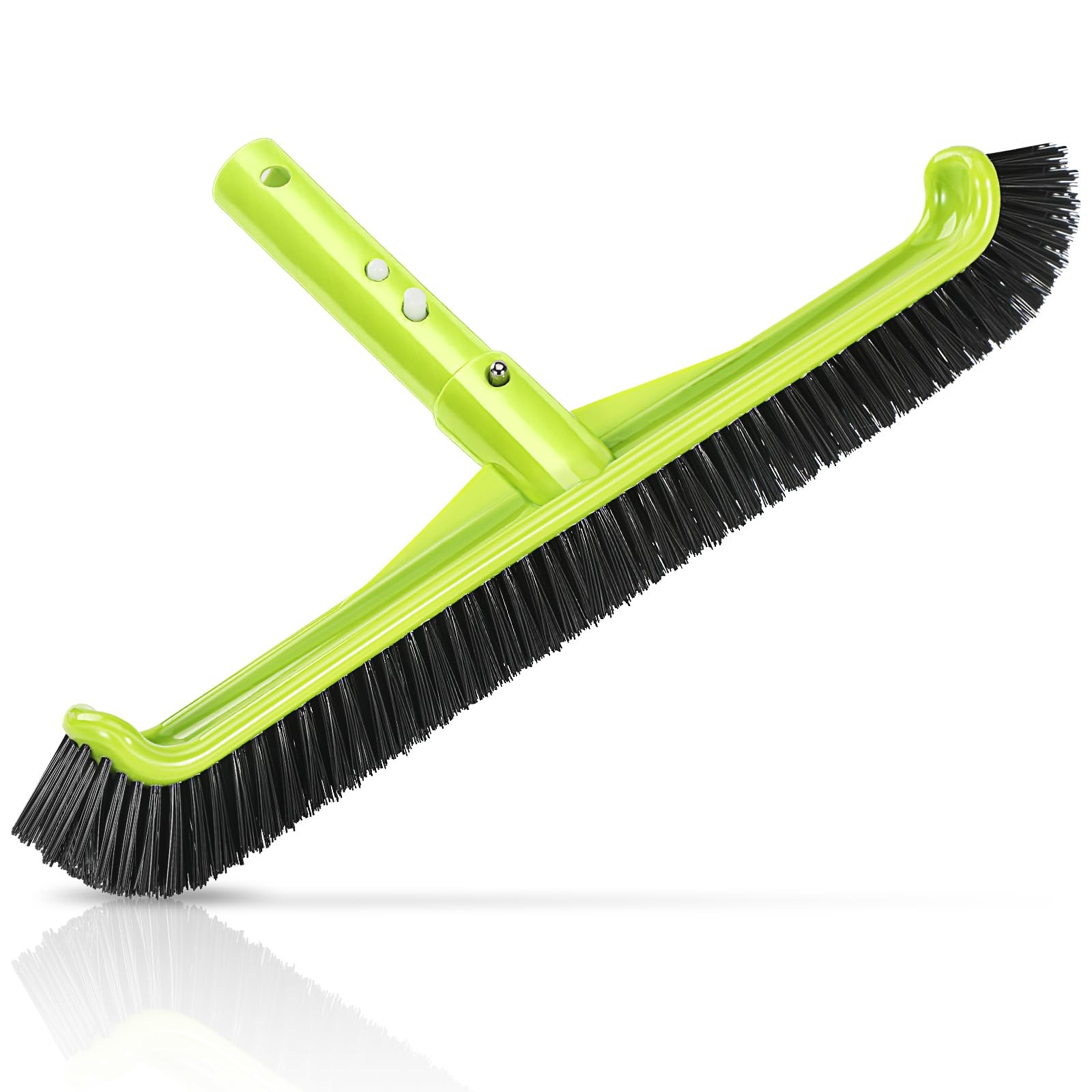 Pool Brush Head, Scrub with Premium Nylon 3x3x17 inches, Green
