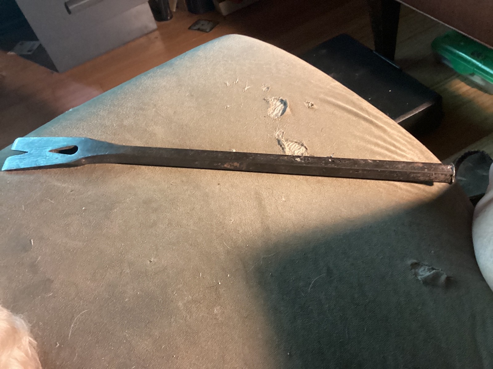 Vintage BIG 17 1/2" LONG Stanley 55-146 Claw Pry Bar Cats Paw Nail Puller USA