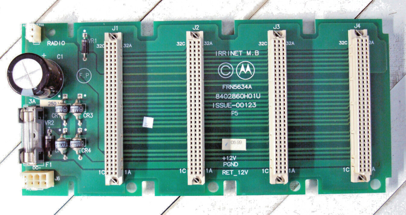 Motorola Irrigation Systems FRN5634A Circuit Board - Fully Functional