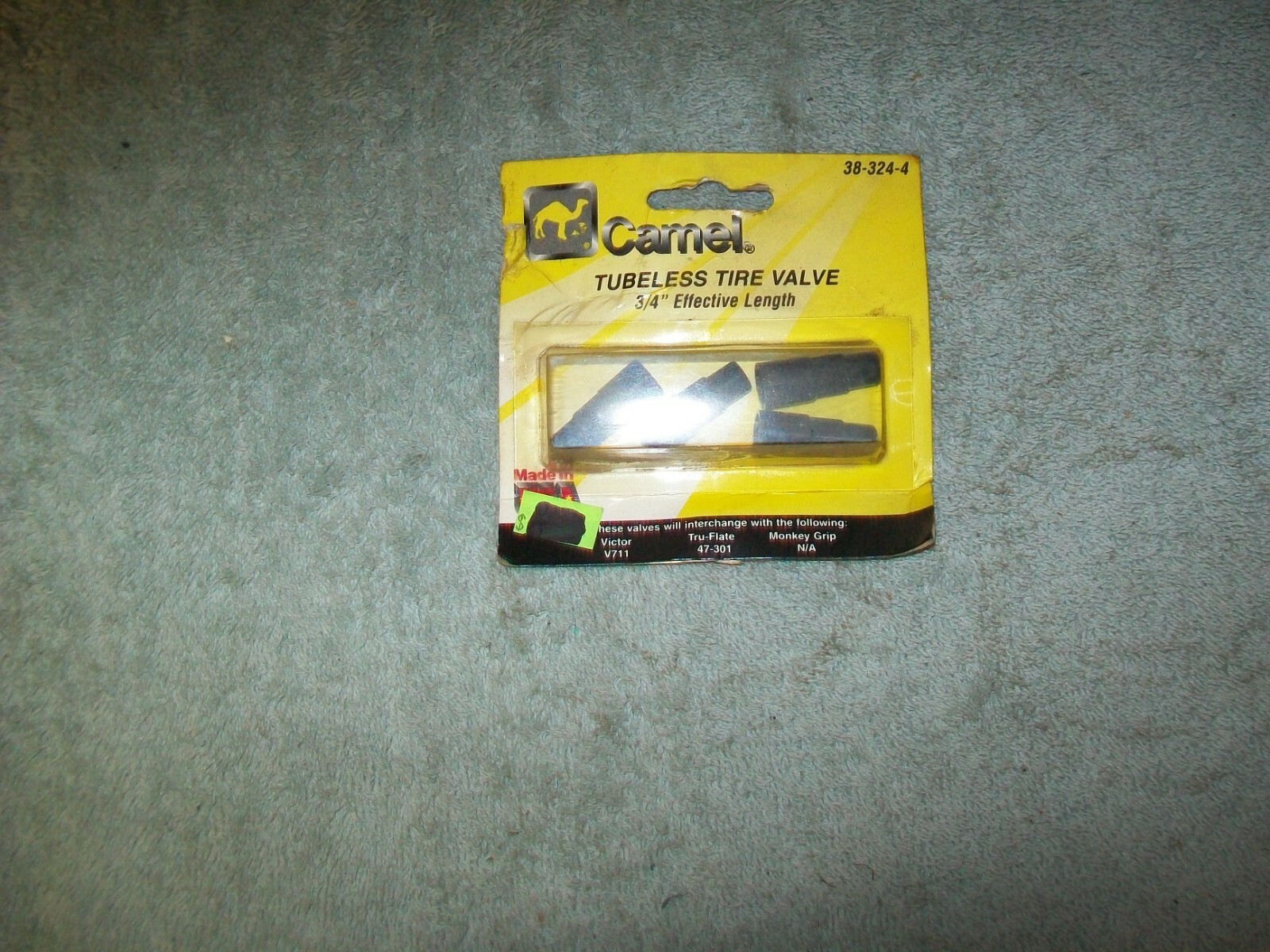 1 package of Camel part # 38-324-4 valve extension 3/4 length fits all tire stem