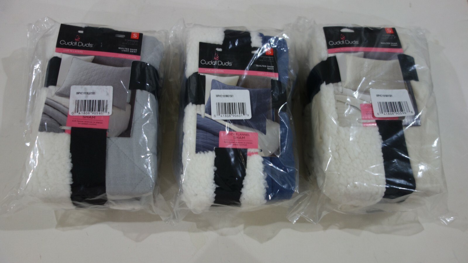 Cuddl Duds QUILTED FLANNEL SHERPA SHAM 20" x 26" Retail $39.99