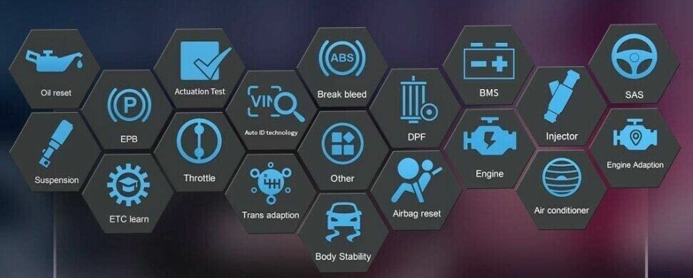 Range Rover L322 Diagnostic Scan Tool & Reset Fault Code Reader iCarsoft LR V3.0