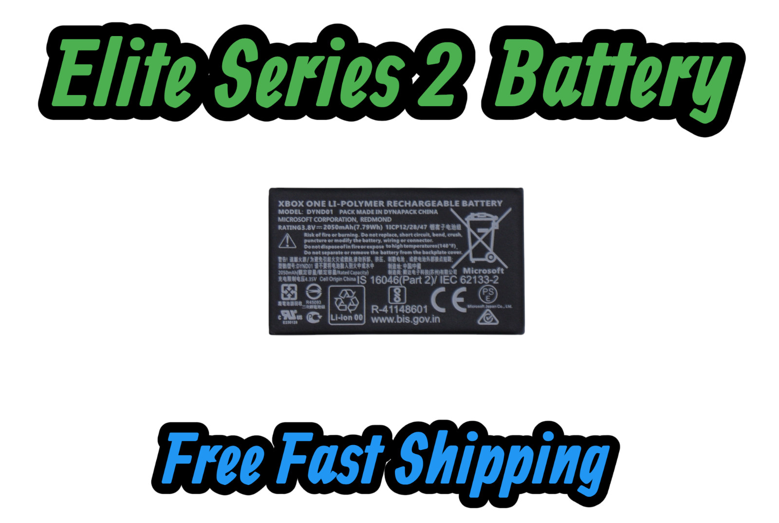 OEM Microsoft Xbox Elite Series 2 Controller Battery Model 1797 Genuine Tested