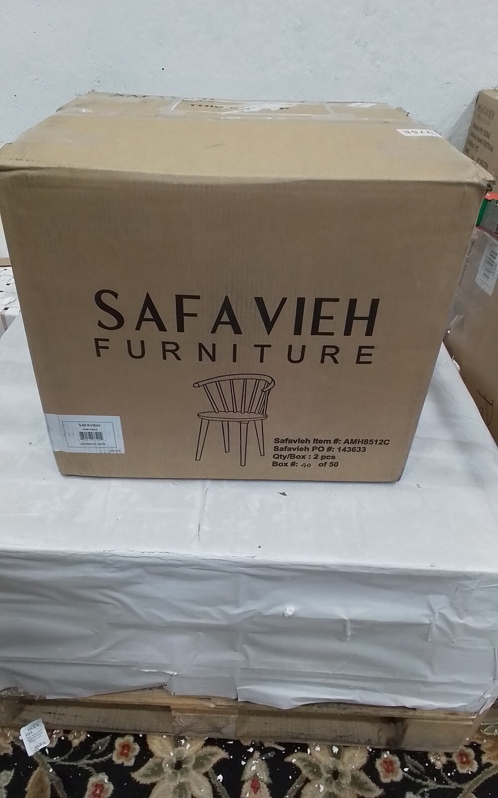 Safavieh BLANCHARD SIDE CHAIR, Reduced Price 2172744343 AMH8512C