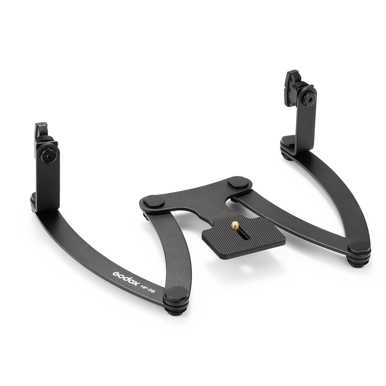 GODOX 1/4'' Flexible Flash Bracket Dual Flash Mounts for Dental Photography B4E4